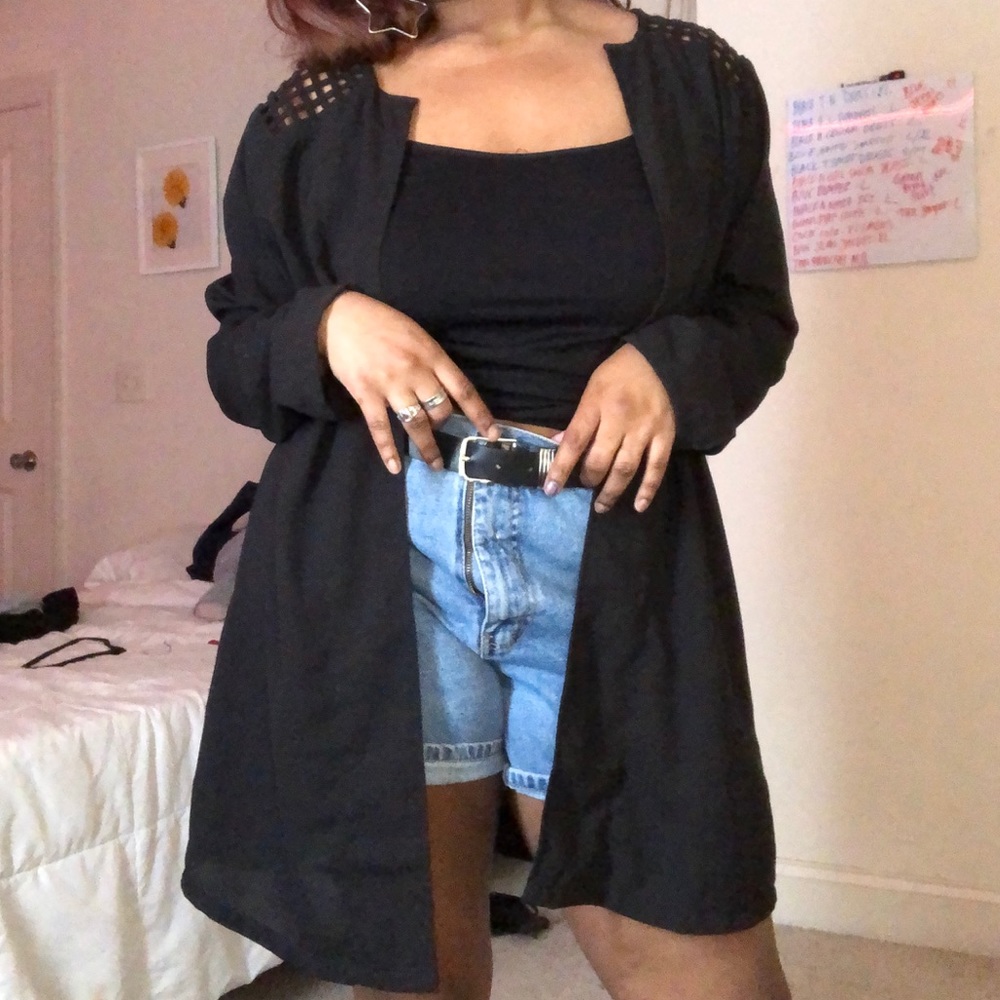 Lightweight Black Blazer Type Jacket